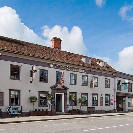 The Saracens Head Hotel Great Dunmow Bagian luar foto